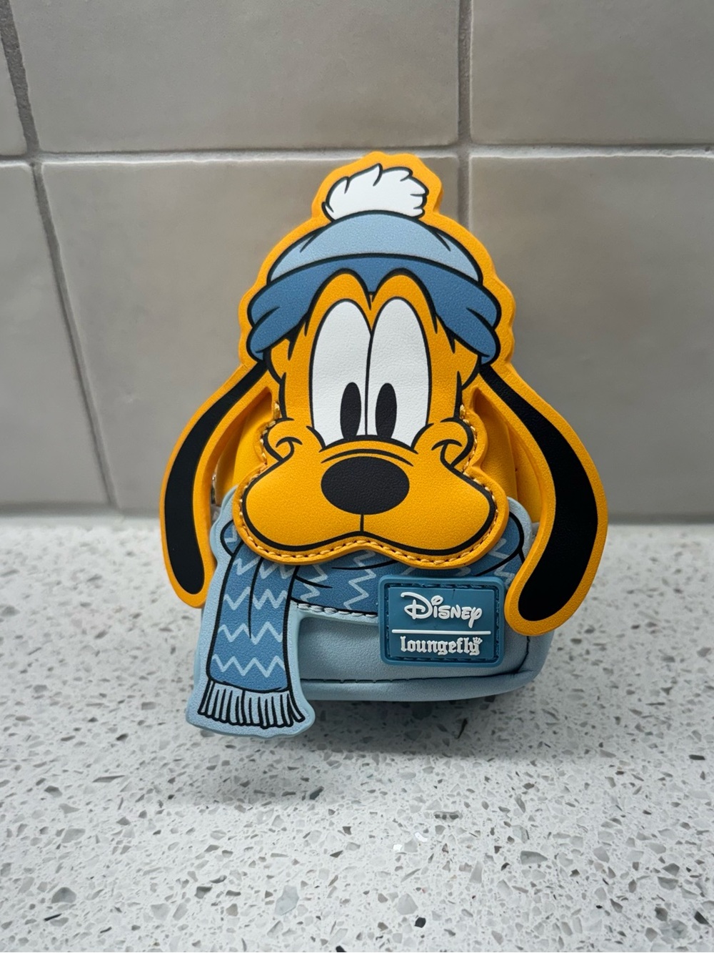Loungefly Pluto Mini Backpack - Winter fun hat/scarf